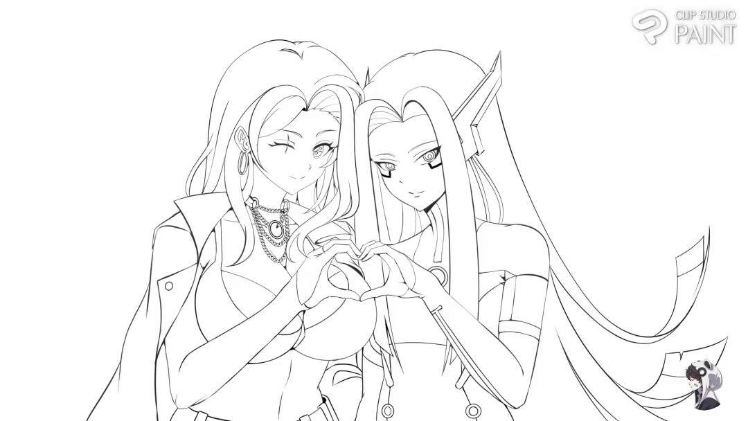 Neo x Eve commission
